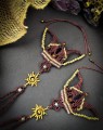 komplet barefoot boho z naturalnym labradorytem