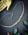 beżowy choker boho
