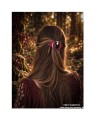 ozdoba do włosów z onyksem i hematytem, ręcznie wykonana spinka, biżuteria artystyczna, styl boho i alternatywny