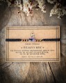 bransoletka z kamieniem naturalnym czaroitem, regulowana bransoletka na czarnym sznurku, alternatywna biżuteria handmade
