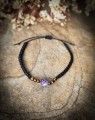 bransoletka talizman z czaroitem, symbolika wewnętrznej siły i przemiany, biżuteria z kamieni naturalnych handmade